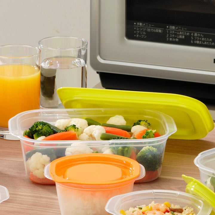 保存容器楽ちんパック角型850ml4色組