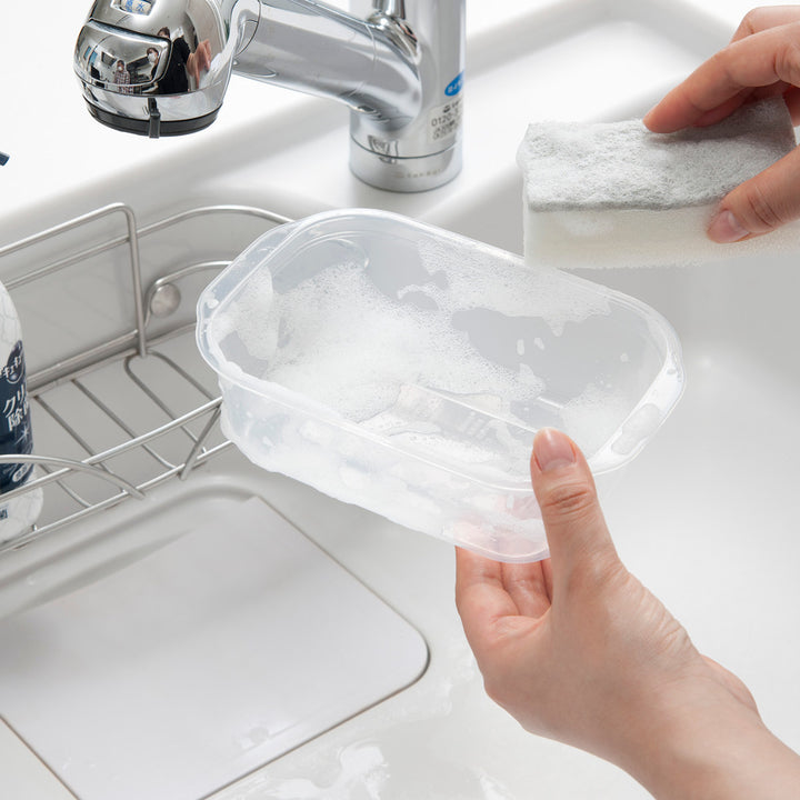 保存容器楽ちんパック角型600ml4色組