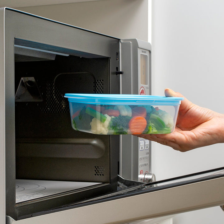 保存容器楽ちんパック角型600ml4色組