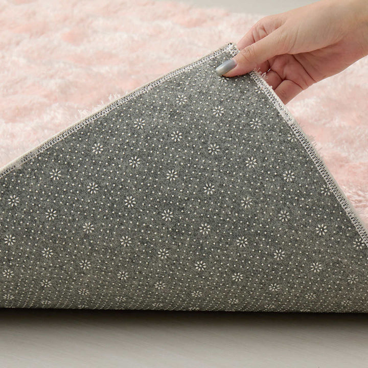 ラグ洗えるメルア120x180ポコポコシャギーラグ