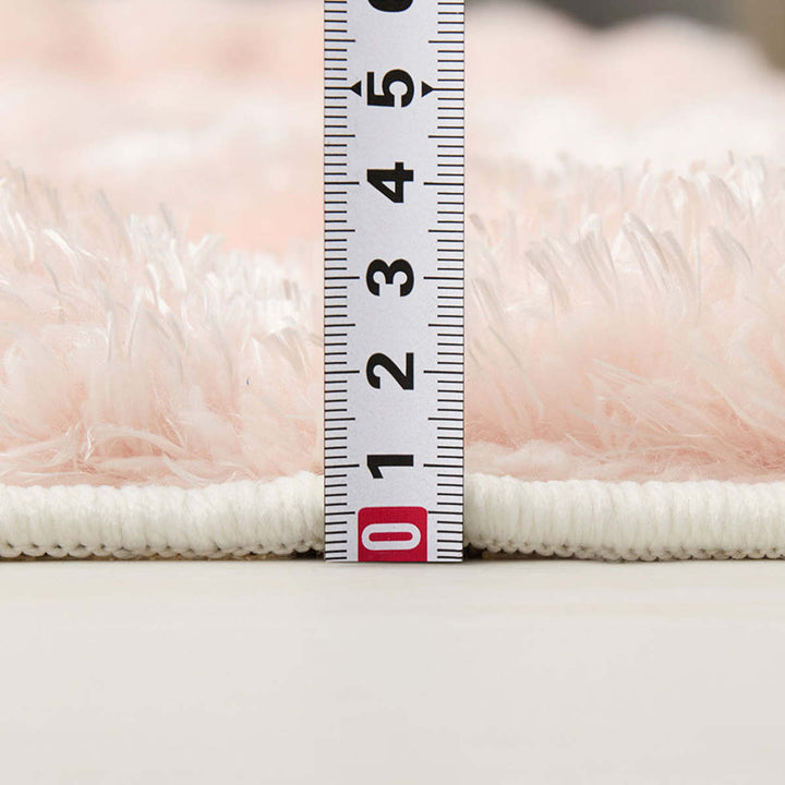 ラグ洗えるメルア180x240ポコポコシャギーラグ