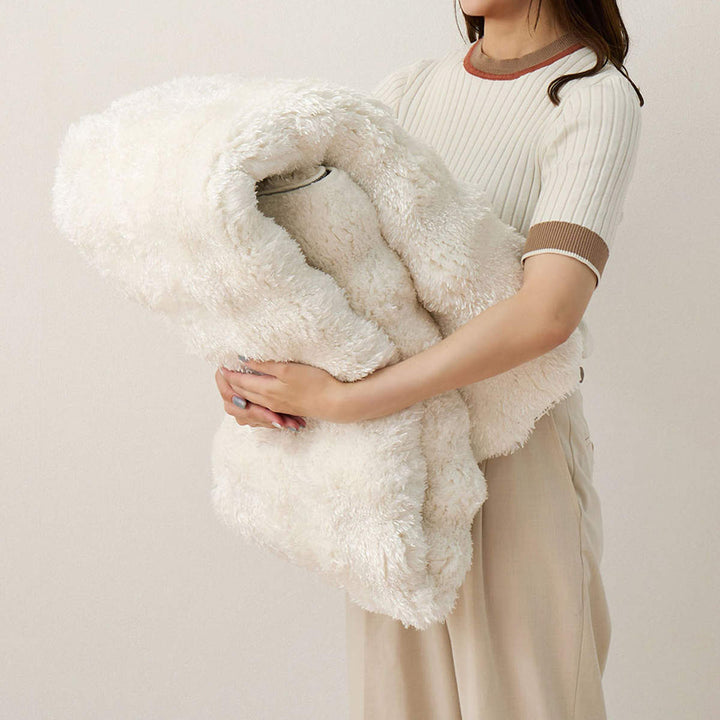 ラグ洗えるメルア180x240ポコポコシャギーラグ