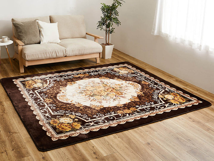 ラグ洗えるアドリア185x185ホットカーペットカバー