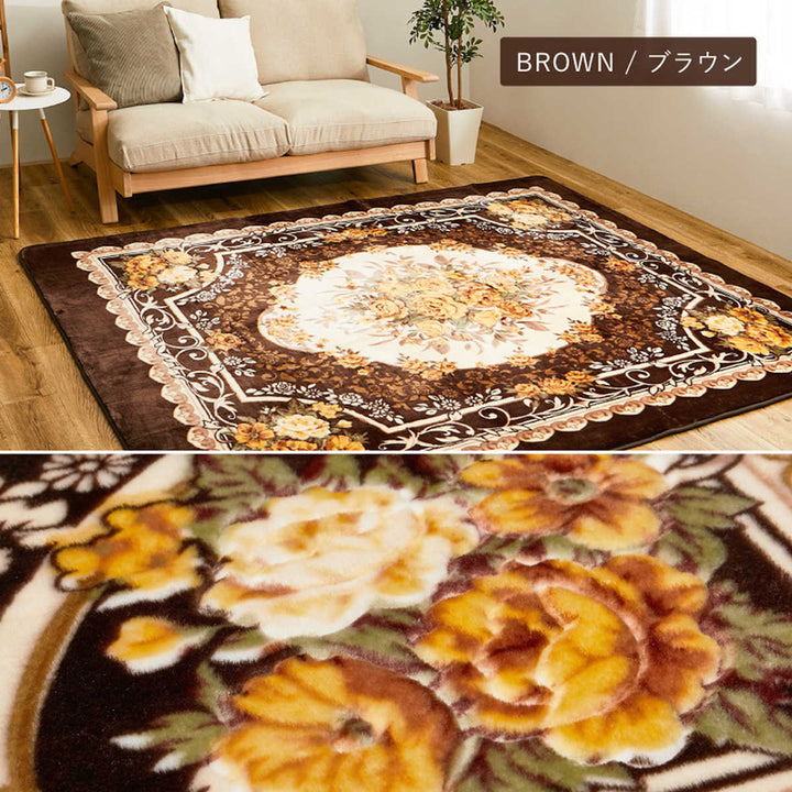 ラグ洗えるアドリア200x240ホットカーペットカバー