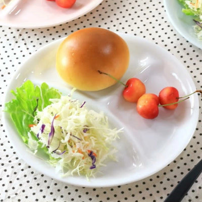 ランチプレート エクストラライト 丸 小 白