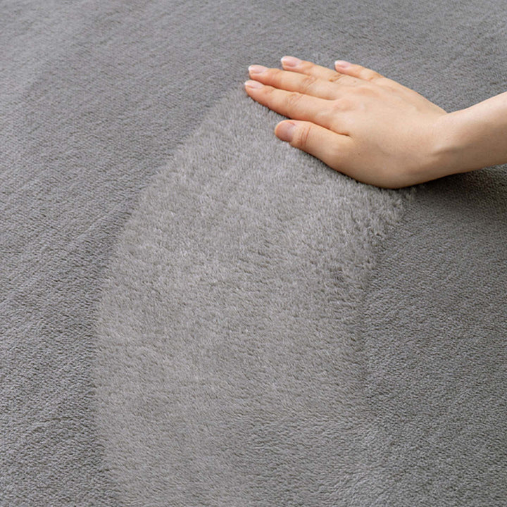 ラグ洗えるメレンゲタッチの洗えるコンパクトラグ160x220楕円形