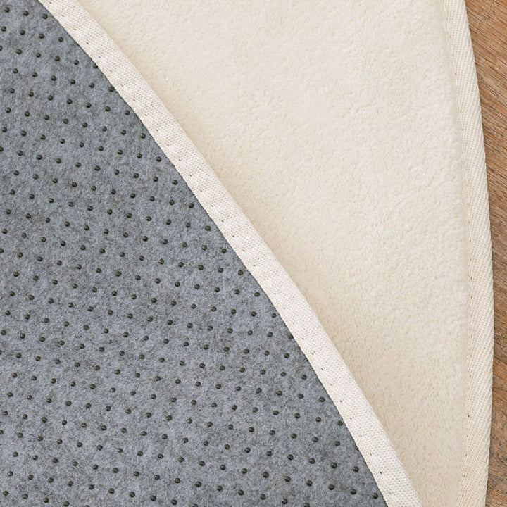 ラグ洗えるメレンゲタッチの洗えるコンパクトラグ160x220楕円形