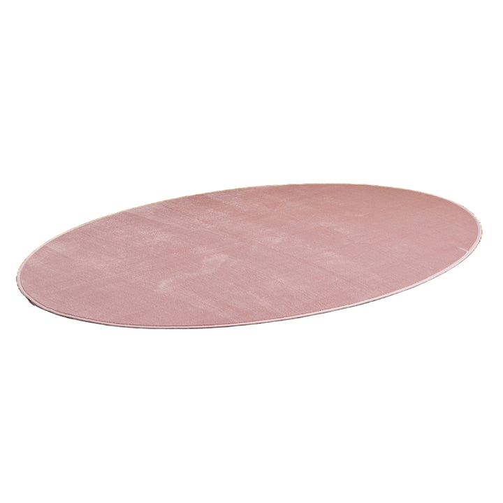 ラグ洗えるメレンゲタッチの洗えるコンパクトラグ160x220楕円形