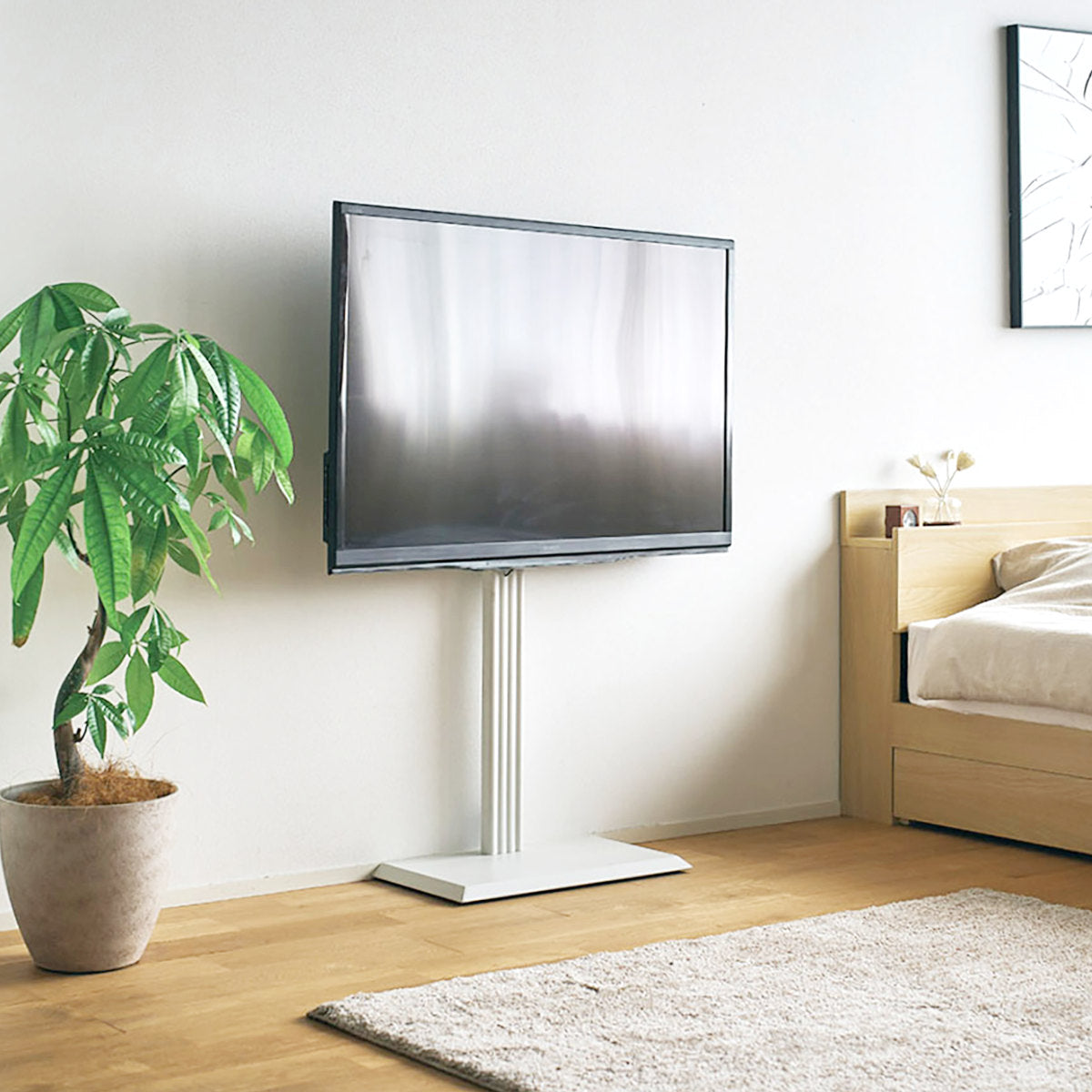 テレビスタンド 32～50型対応 壁寄せ 首振り 高さ調整 – ハウジー