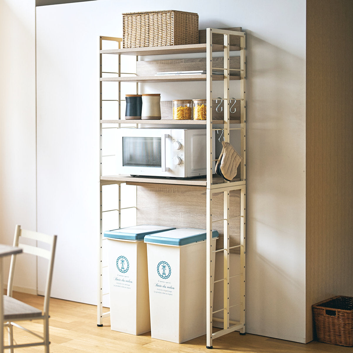 マルチラックM 幅70cm 可動棚 ゴミ箱上ラック – ハウジー