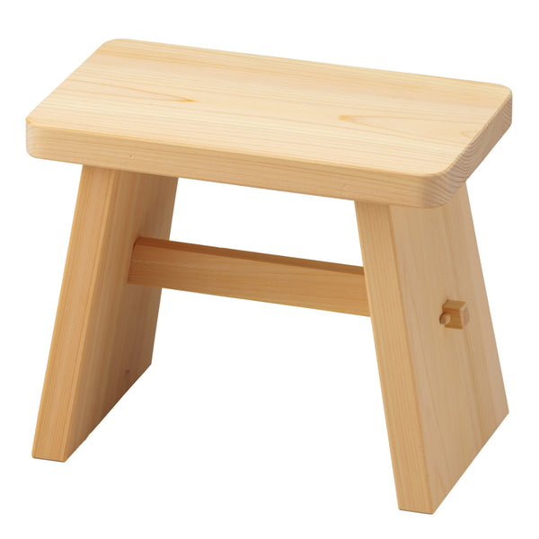 風呂椅子木製座面高25cm檜ひのき特選