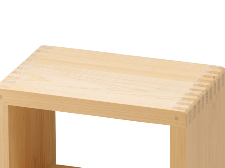 風呂椅子木製座面高30cm箱型檜ひのき