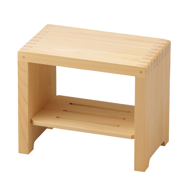 風呂椅子木製座面高25cm箱型檜ひのき