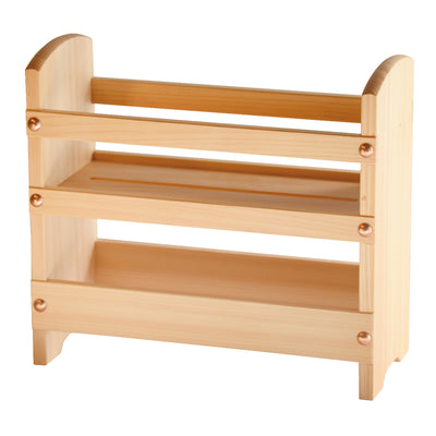 バス収納 ディスペンサーラック 木製 シャンプー台 EXP塗装付