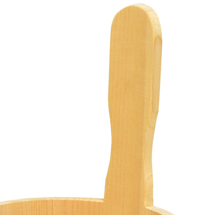 湯桶木製片手湯桶ステンレスタガ椹サワラ