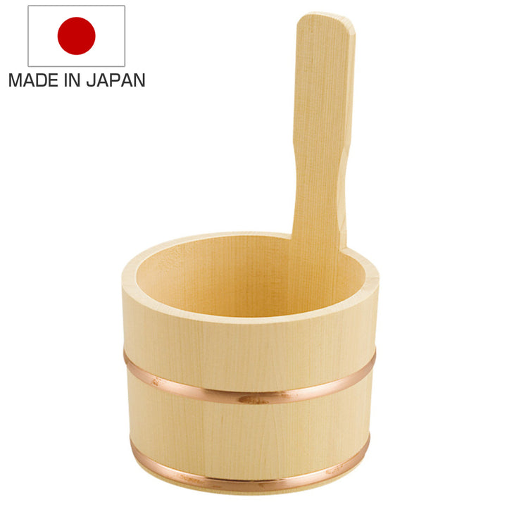 湯桶木製片手湯桶ヒバ