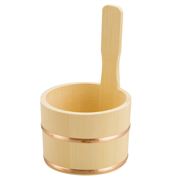 湯桶木製片手湯桶ヒバ