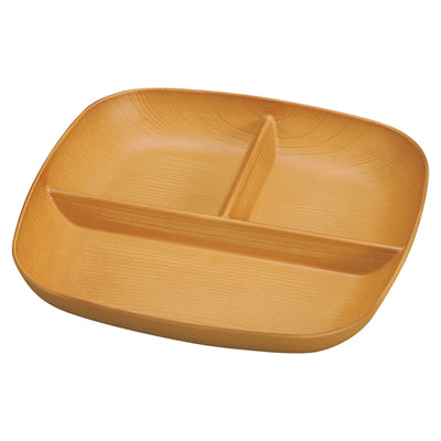 プレート 欅杢目スクウェアプレート ナチュラル