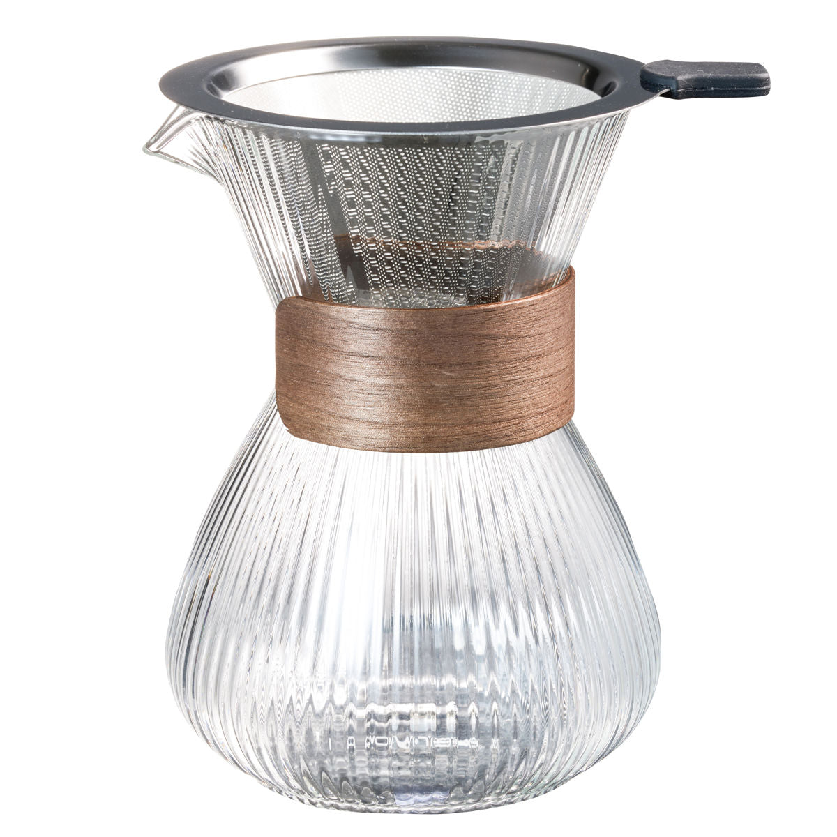 コーヒーを片手に　アクア SSP1枚 コーヒーサーバー PYREX コーヒーサーバー400mlブラウン ステンレス