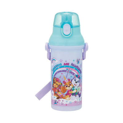水筒 480ml 直飲プラワンタッチボトル パウパトユニコーン