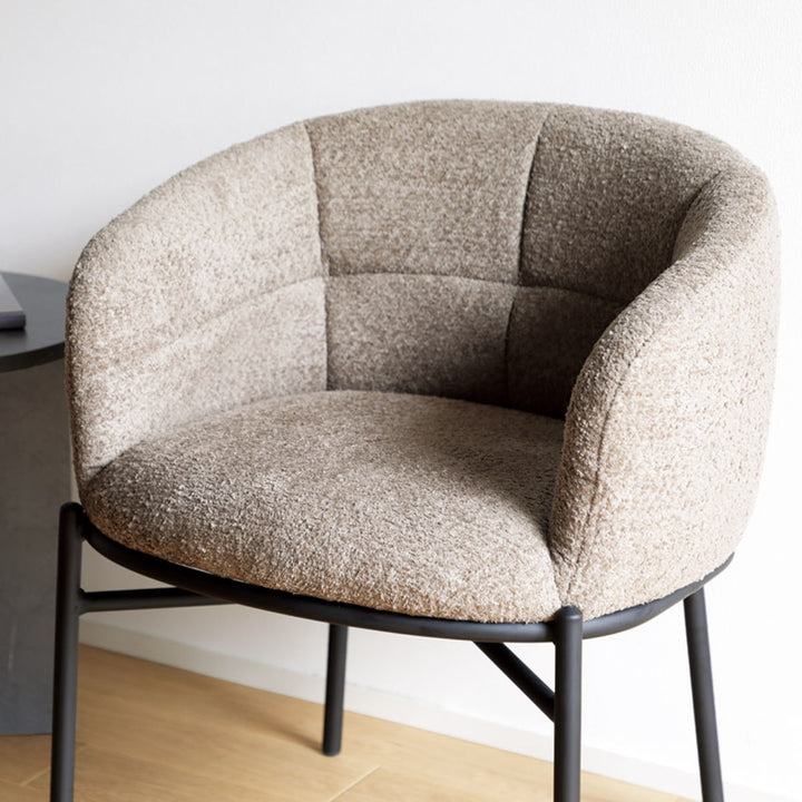 ダイニングチェア座面高44cmフェンスラウンジチェア