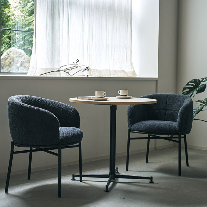 ダイニングチェア座面高44cmフェンスラウンジチェア