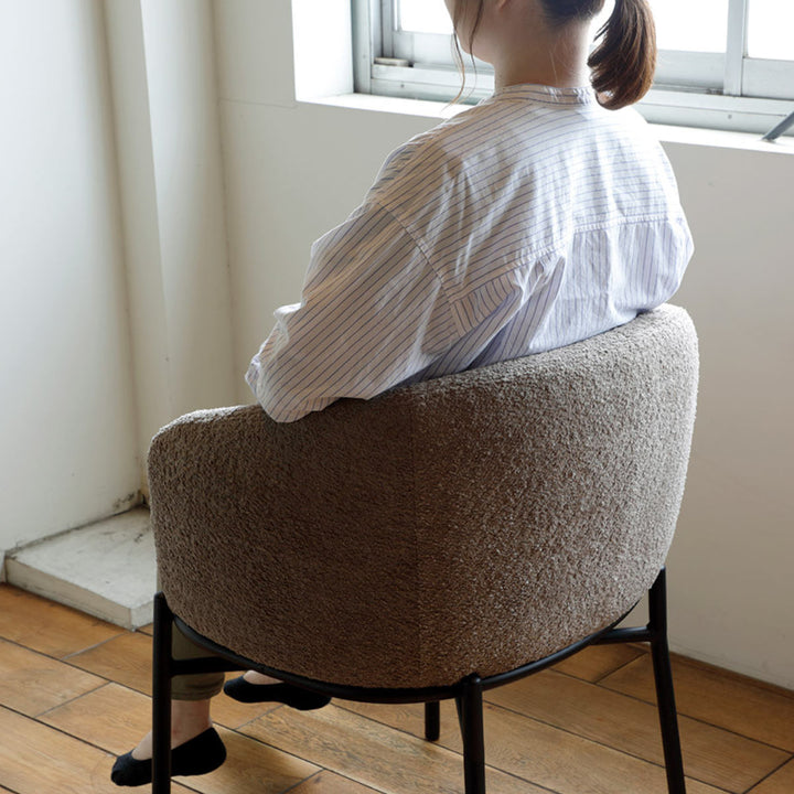 ダイニングチェア座面高44cmフェンスラウンジチェア