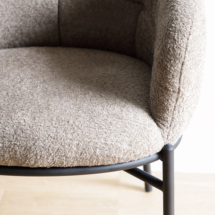 ダイニングチェア座面高44cmフェンスラウンジチェア