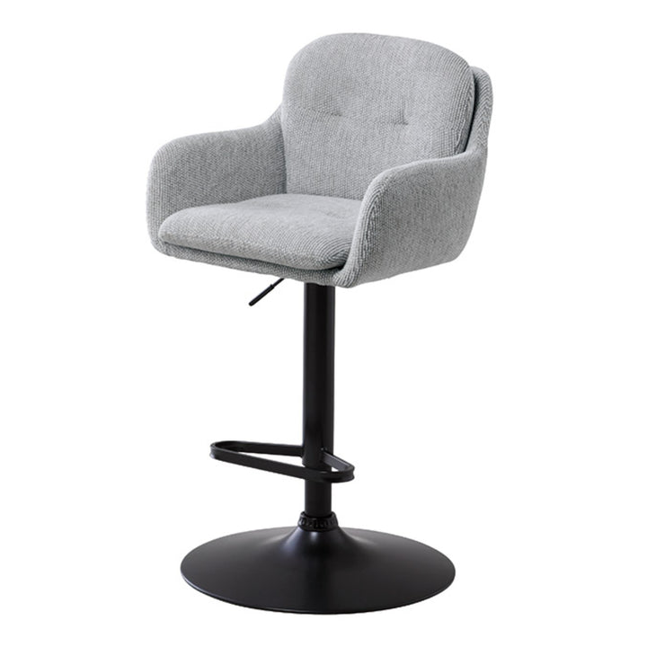 ダイニングチェア座面高61～72cm回転昇降式カウンターチェアアーク