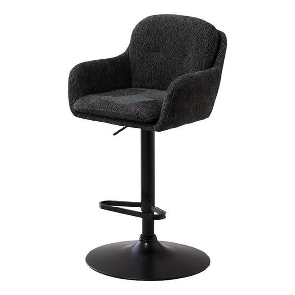 ダイニングチェア座面高61～72cm回転昇降式カウンターチェアアーク