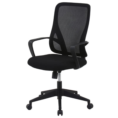 オフィスチェア 座面高42～49cm パレット 肘掛け付き 背面メッシュ