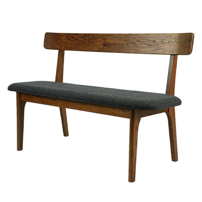 ダイニングベンチ 座面高44cm ウーノ レッドオーク無垢材