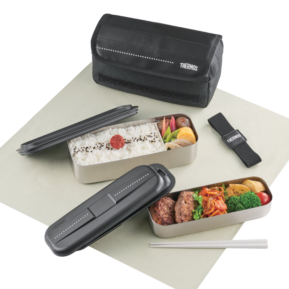 サーモス 弁当箱 1100ml フレッシュランチボックス DSD-1105W – ハウジー
