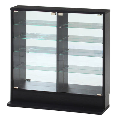 コレクションケース 幅90cm TOR ロータイプ ミラー付き ガラス扉