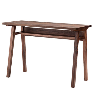 form パソコンデスク 幅110cm 棚付き 天然木 リエロ