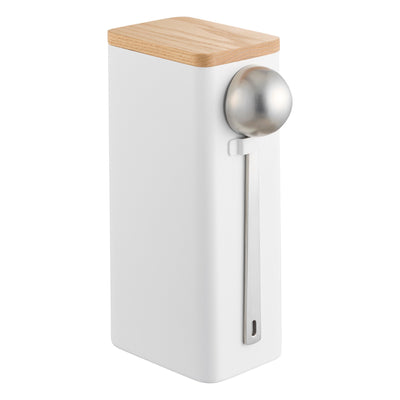 山崎実業 tower 袋ごとコーヒー豆収納ケース タワー スプーン付き