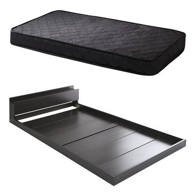 デザインフロアベッド ポケットコイルマットレスセット ダブル