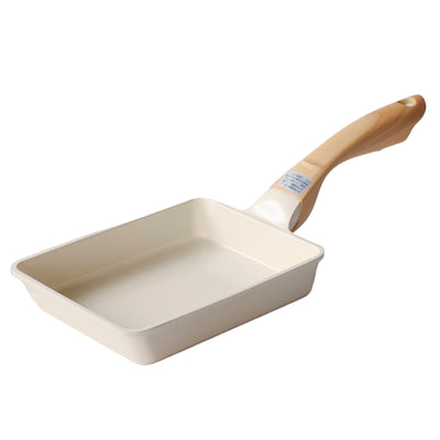 卵焼き器 13×18cm IH対応 セラミックコート PFOAフリー 軽くて使いやすいセラミック エッグパン