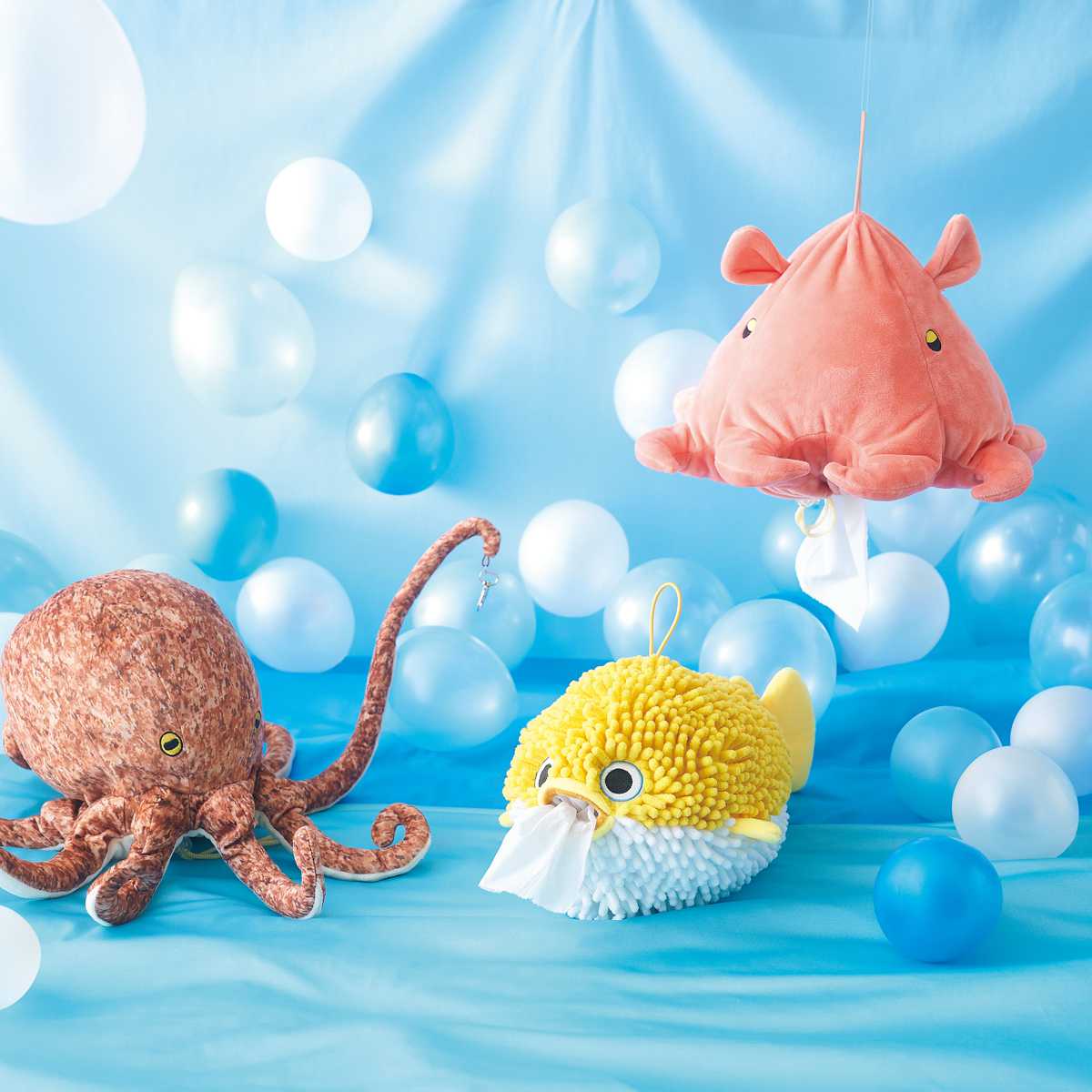 たこちん様 完成品ティッシュケース ティッシュケース 海の生き物 ロールティッシュケース – ハウジー