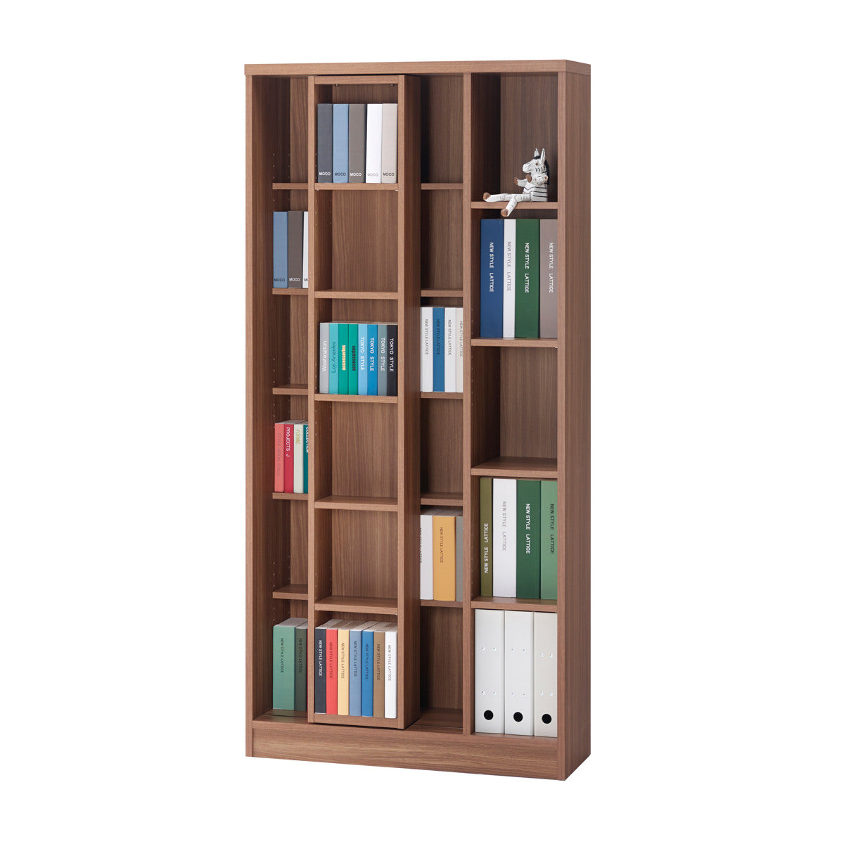 本棚 幅85cm スライド書棚 日本製 完成品 可動棚 A4対応 – ハウジー