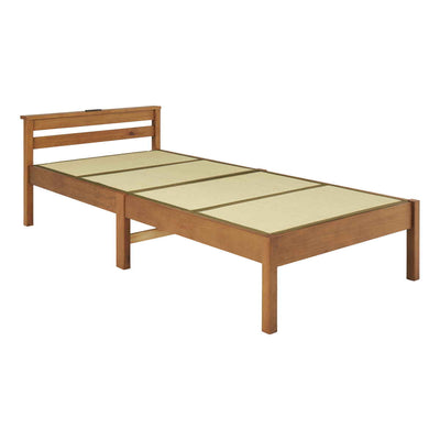 3分組立 畳ベッド シングル 2口コンセント付