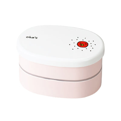 弁当箱 560ml OKA‘S 2段 ミニオーバル弁当