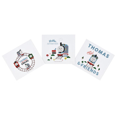 おしぼりタオル 3枚入 トーマス×つむぱぱ