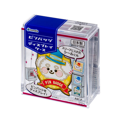 ピンバッジ ディスプレイケース 収納ケース 6.7×6.9×3cm
