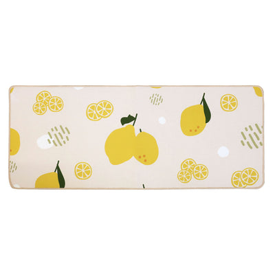 キッチンマット レトロフィール 撥水加工付き インテリアマット 49×120cm