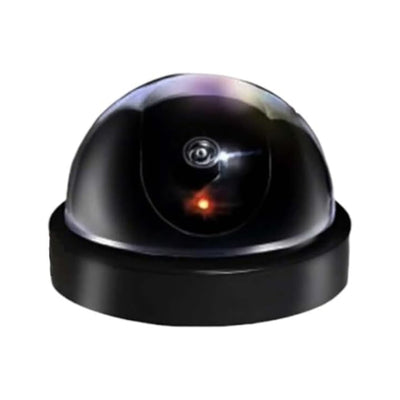 防犯カメラ ダミー 両面テープ2枚入り 電池式 防犯ダミーカメラ