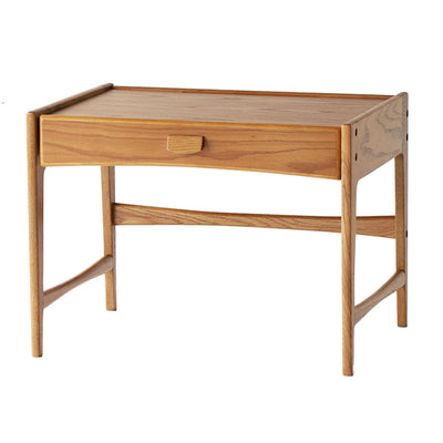 学習机 幅60cm タブレットホルダー付き 引き出し付き 高さ調節 木製 天然木 Herit. キッズデスク