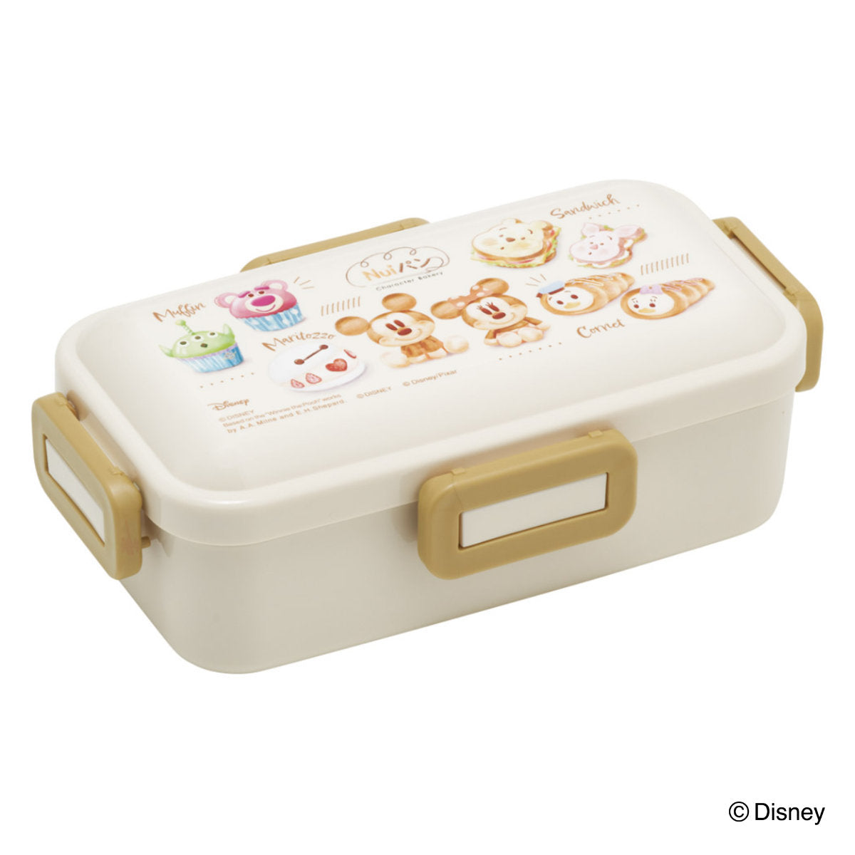 弁当箱 1段 530ml ふわっと弁当箱 ディズニー Nuiパン – ハウジー