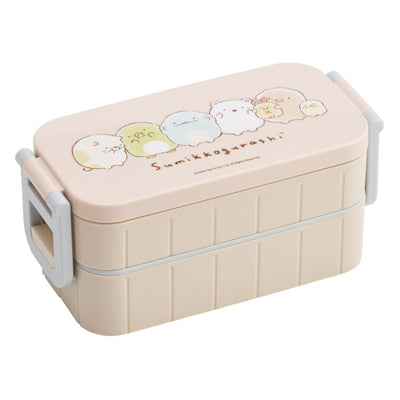 弁当箱 2段 600ml タイトランチボックス2段 すみっコぐらし ドローイング