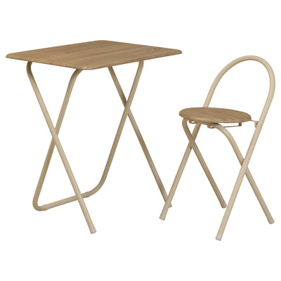 デスク チェア セット 幅60cm 折りたたみ椅子 軽量 1人暮らし